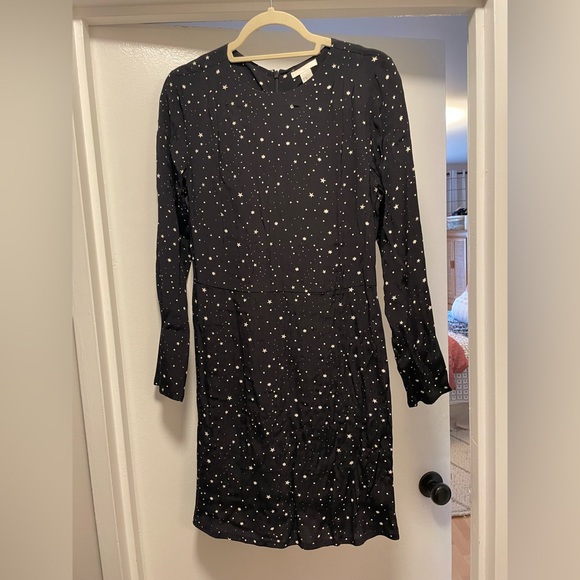 H&M Black Star Print Dress - Picture 1 of 6
